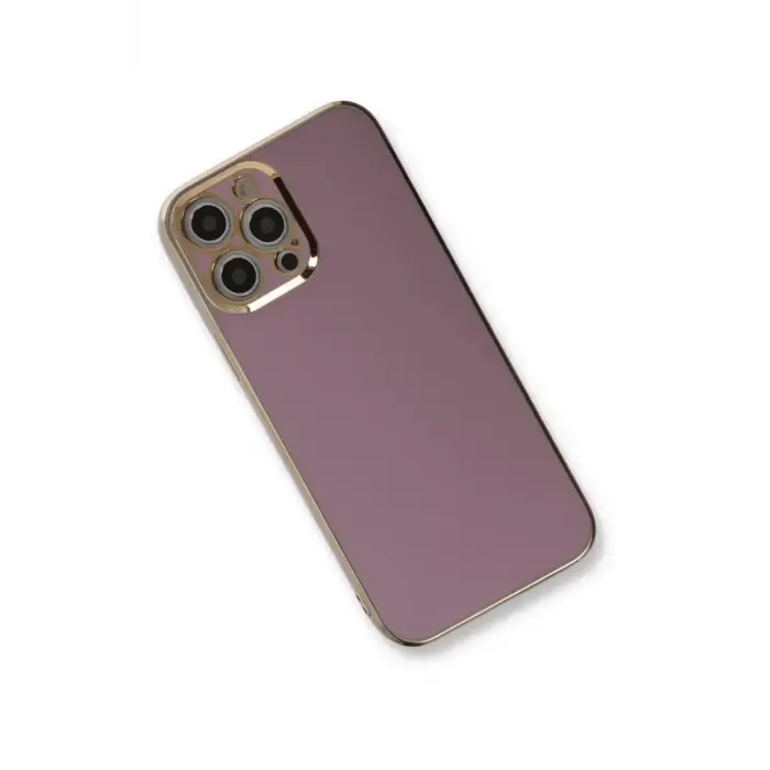 Newface Apple iPhone 12 Pro Max Kılıf Volet Silikon - Mor