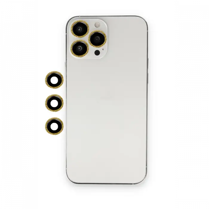 Newface iPhone 12 Pro Max Shine Kamera Lens - Gold