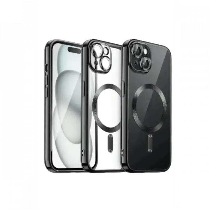 Newface iPhone 13 Kılıf Kross Magneticsafe Kapak - Siyah