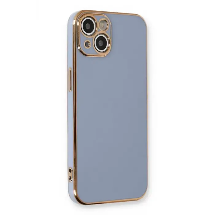 Newface Apple iPhone 13 Kılıf Volet Silikon - Mavi