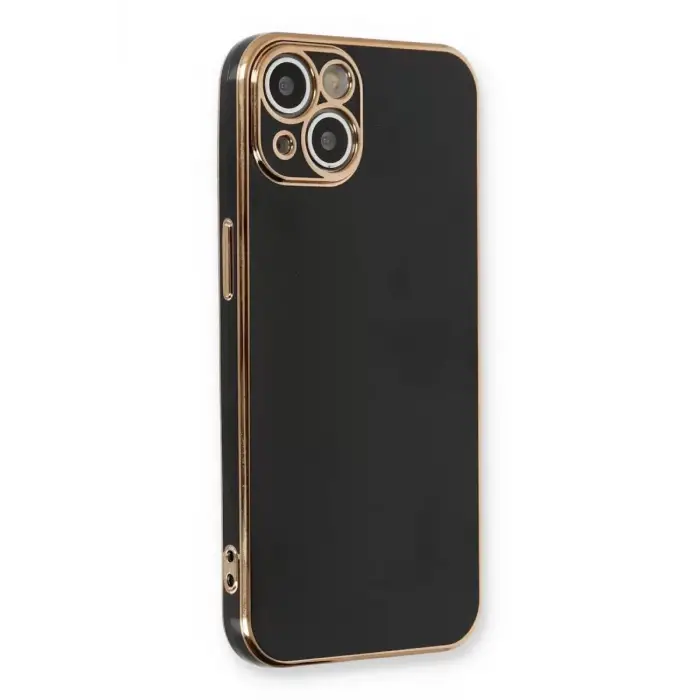 Newface Apple iPhone 13 Kılıf Volet Silikon - Siyah