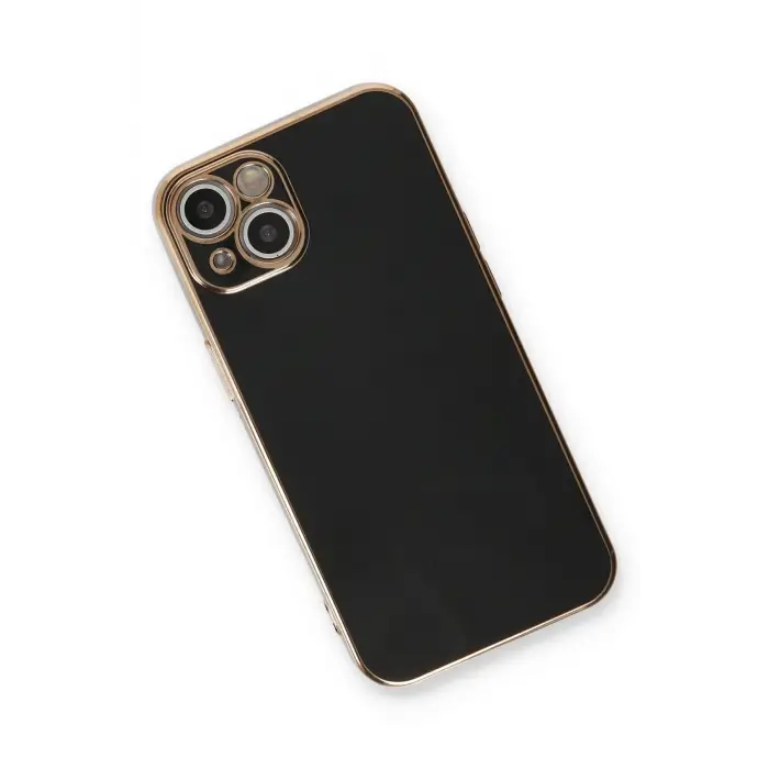 Newface iPhone 13 Kılıf Volet Silikon - Siyah