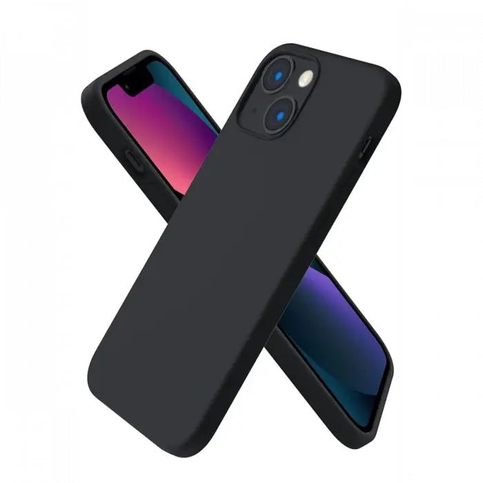 Newface iPhone 13 Mini Kılıf First Silikon - Siyah