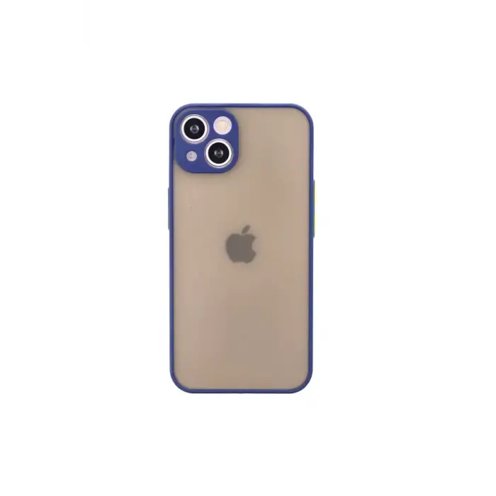 Newface Apple iPhone 13 Mini Kılıf Montreal Silikon Kapak - Lacivert