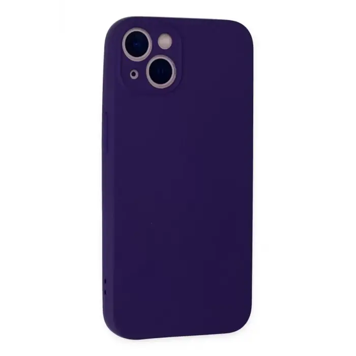 Newface Apple iPhone 13 Mini Kılıf Nano içi Kadife Silikon - Mor