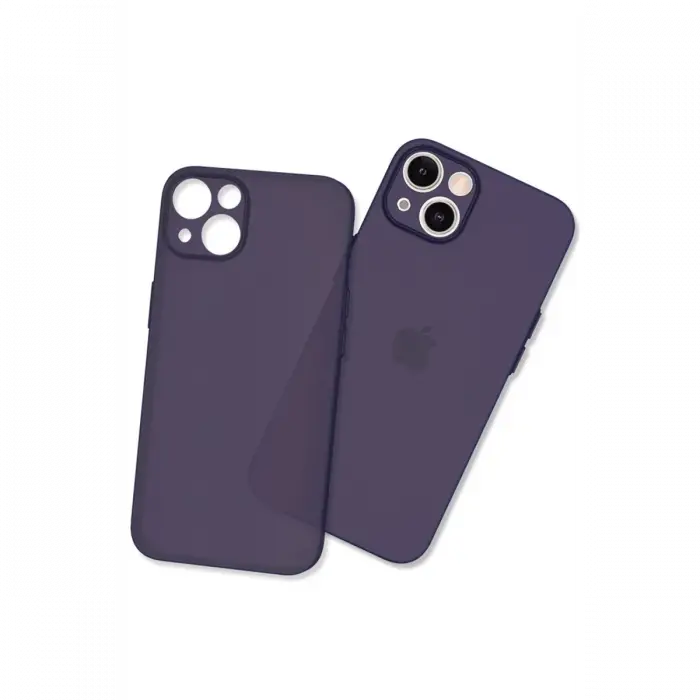 Newface iPhone 13 Mini Kılıf Puma Silikon - Koyu Mor