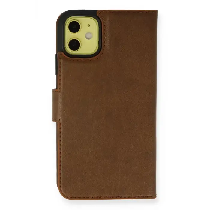 Newface Apple iPhone 13 Mini Kılıf Trend S Plus Kapaklı Kılıf - Taba