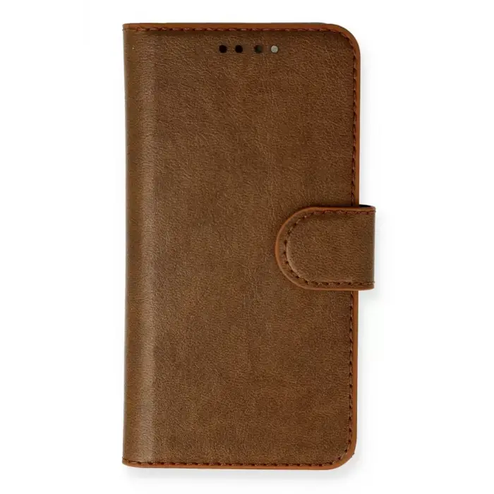 Newface Apple iPhone 13 Mini Kılıf Trend S Plus Kapaklı Kılıf - Taba