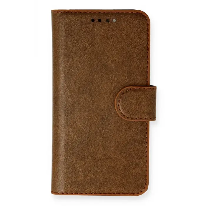 Newface iPhone 13 Mini Kılıf Trend S Plus Kapaklı Kılıf - Taba