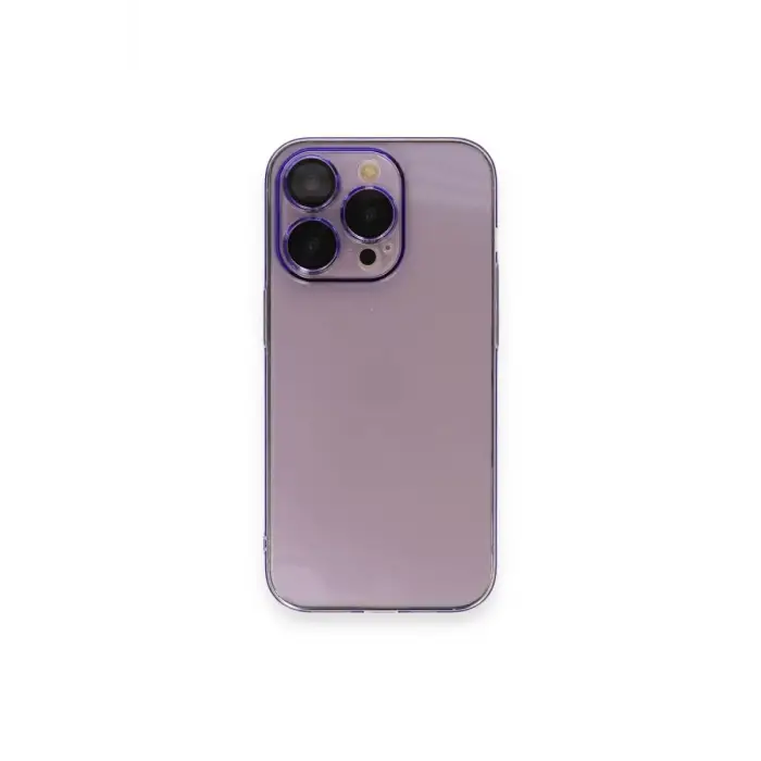 Newface Apple iPhone 13 Pro Kılıf Armada Lensli Kapak - Lila
