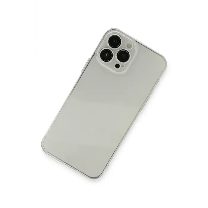 Newface iPhone 13 Pro Kılıf Fly Lens Silikon - Şeffaf