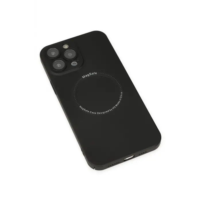 Newface iPhone 13 Pro Kılıf Jack Magneticsafe Lens Silikon - Siyah
