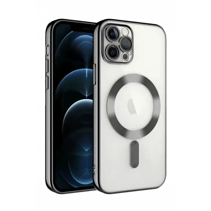 Newface Apple iPhone 13 Pro Kılıf Kross Magneticsafe Kapak - Siyah
