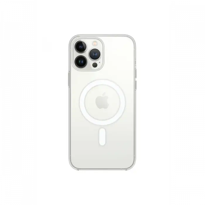 Newface iPhone 13 Pro Kılıf Magneticsafe Şeffaf Silikon - Şeffaf