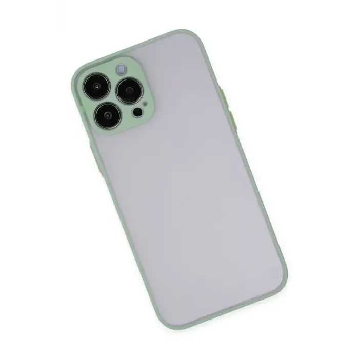 Newface Apple iPhone 13 Pro Kılıf Montreal Silikon Kapak - Turkuaz