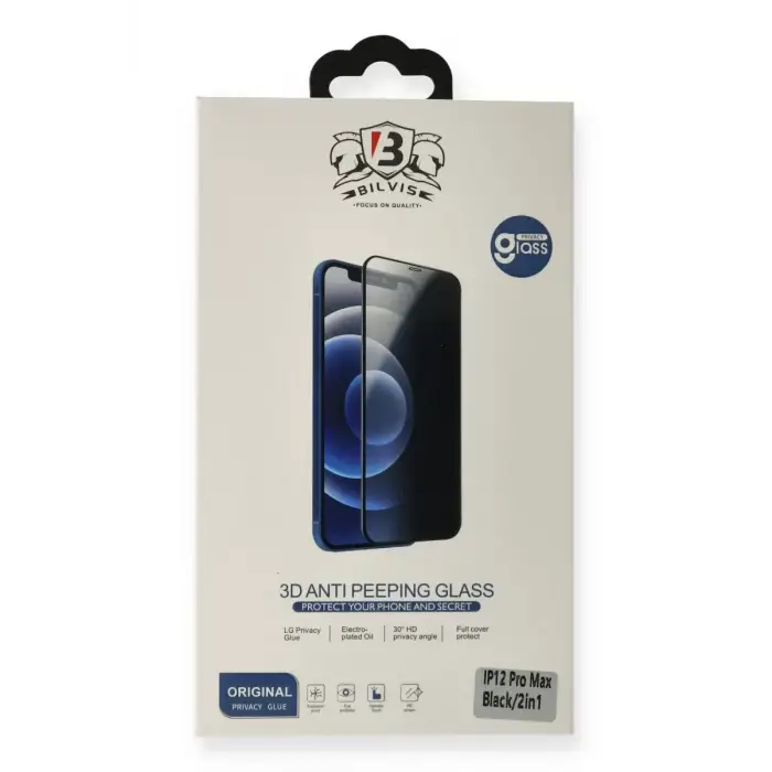 Newface Apple iPhone 13 Pro Max Bilvis Hayalet Cam Ekran Koruyucu