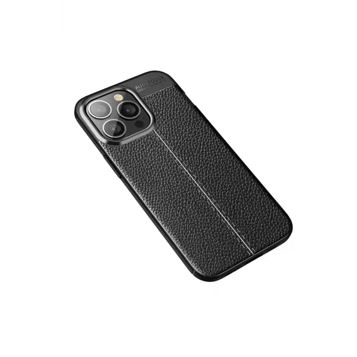 Newface Apple iPhone 13 Pro Max Kılıf Auto Focus Kapak - Siyah