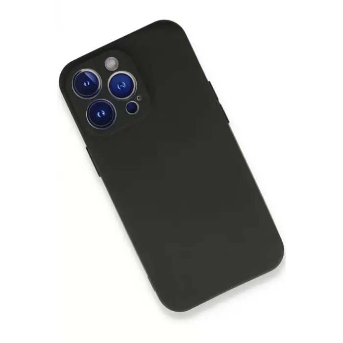 Newface Apple iPhone 13 Pro Max Kılıf First Silikon - Siyah