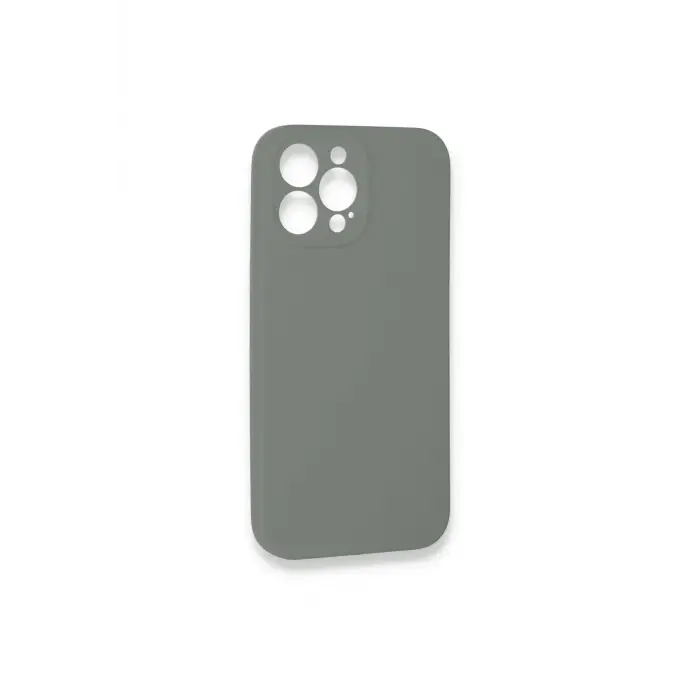 Newface iPhone 13 Pro Max Kılıf Lansman Legant Silikon - Gri