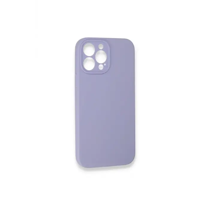 Newface iPhone 13 Pro Max Kılıf Lansman Legant Silikon - Lila