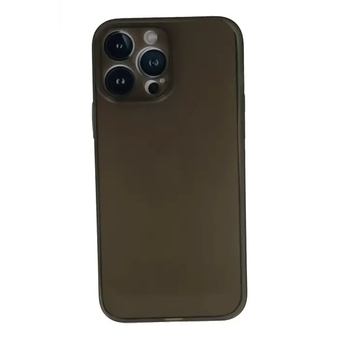 Newface Apple iPhone 13 Pro Max Kılıf PP Ultra İnce Kapak - Gri