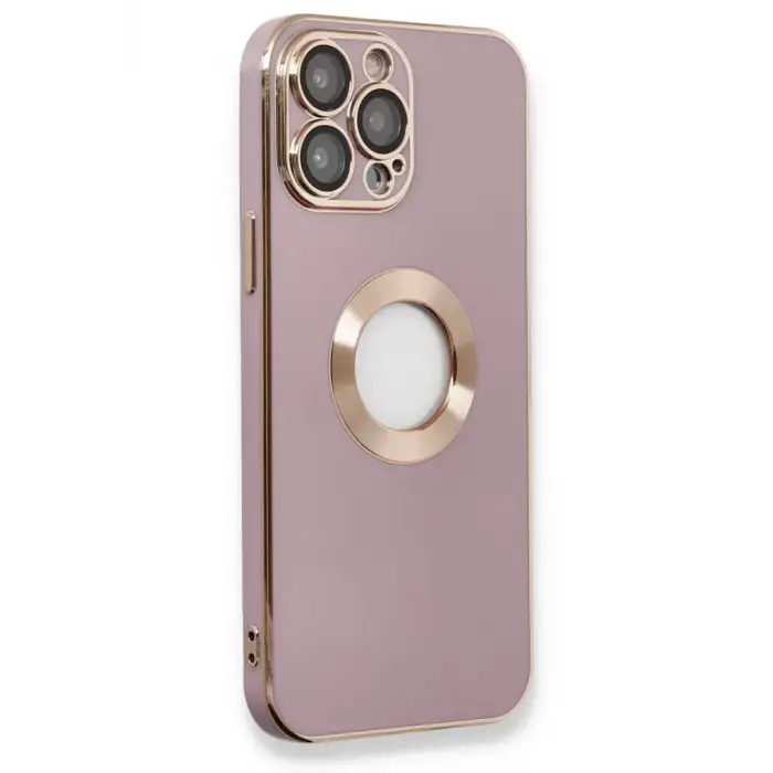 Newface Apple iPhone 13 Pro Max Kılıf Store Silikon - Mor