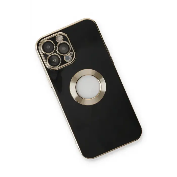 Newface iPhone 13 Pro Max Kılıf Store Silikon - Siyah