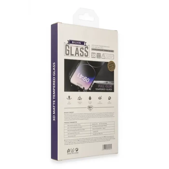 Newface iPhone 14 Bilvis 3D Mat Cam Ekran Koruyucu