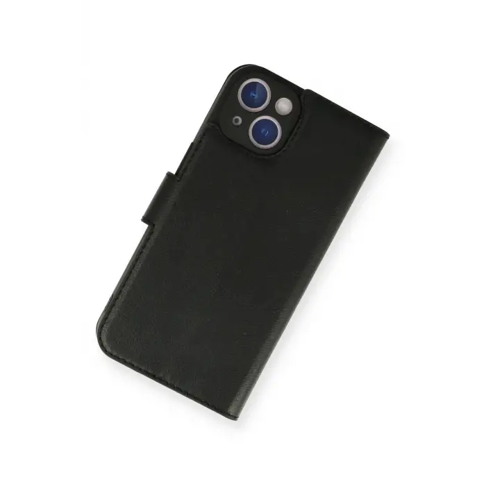 Newface iPhone 14 Kılıf Trend S Plus Kapaklı Kılıf - Siyah