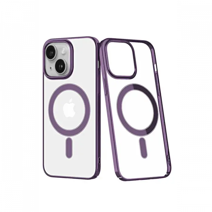 Newface iPhone 14 Plus Kılıf Element Magneticsafe Sert Kapak - Mor