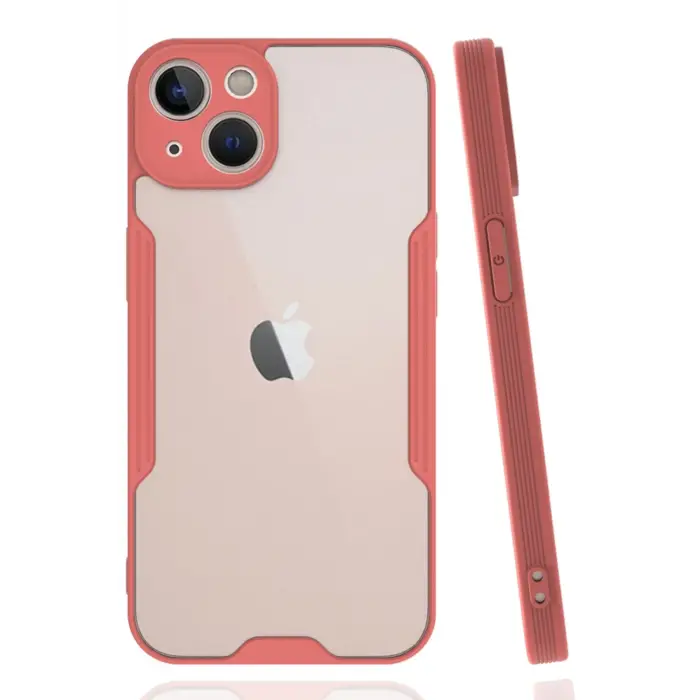Newface iPhone 14 Plus Kılıf Platin Silikon - Pembe