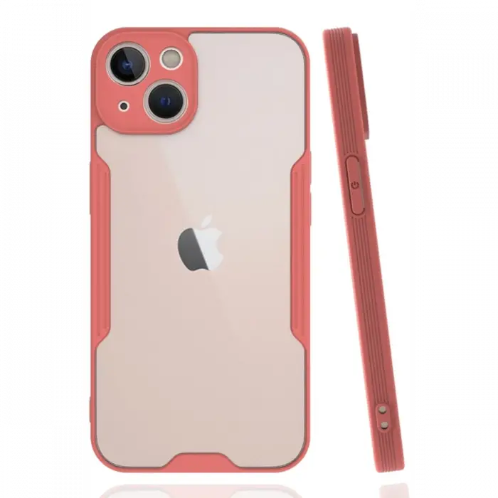 Newface iPhone 14 Plus Kılıf Platin Silikon - Pembe