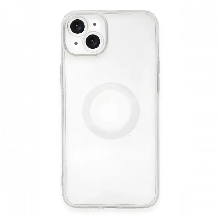 Newface iPhone 14 Plus Kılıf Santa Lens Silikon - Şeffaf