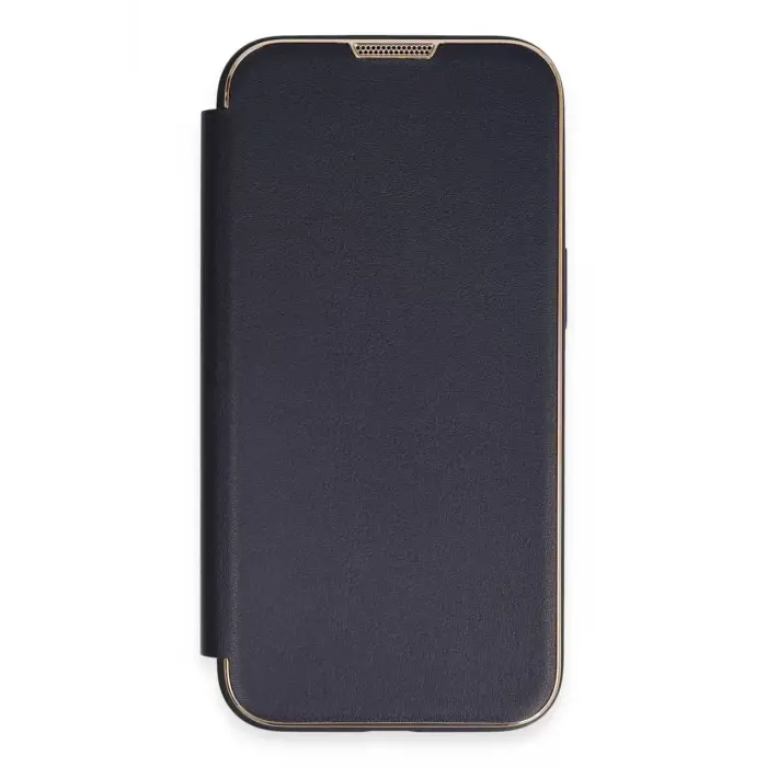 Newface Apple iPhone 14 Pro Kılıf Dolpin Kapaklı - Lacivert