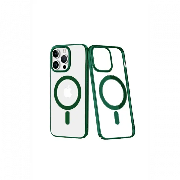 Newface iPhone 14 Pro Kılıf Element Magneticsafe Sert Kapak - Köknar Yeşili