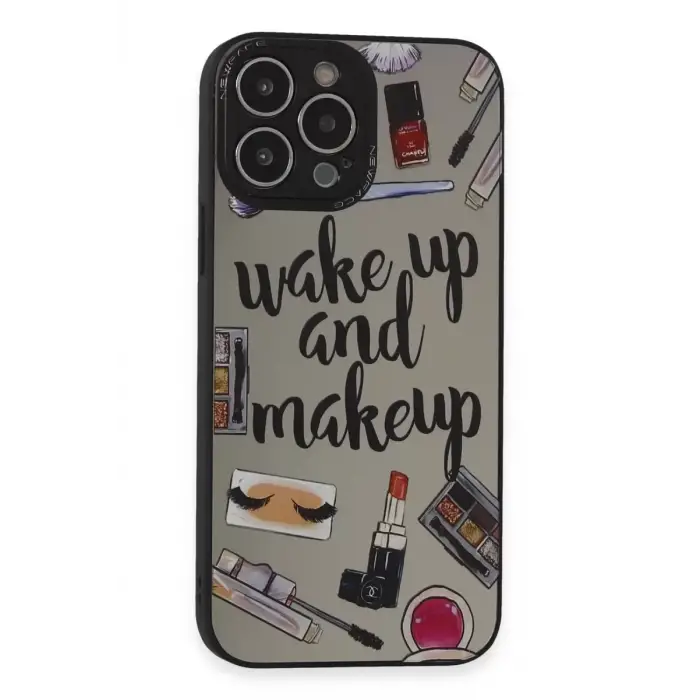 Newface Apple iPhone 14 Pro Kılıf Mirror Desenli Kapak - Mirror - 3