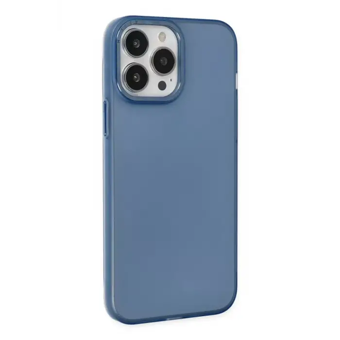Newface Apple iPhone 14 Pro Kılıf Modos Metal Kapak - Lacivert