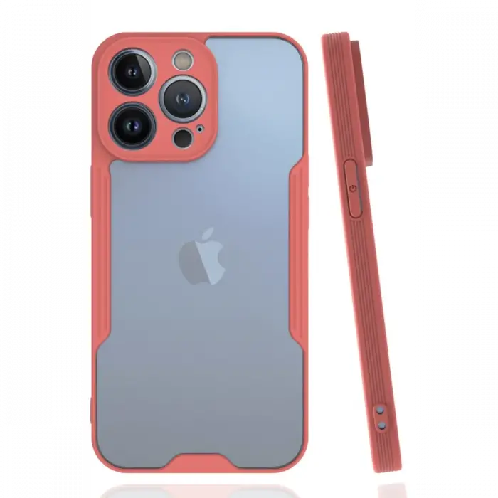 Newface iPhone 14 Pro Kılıf Platin Silikon - Pembe