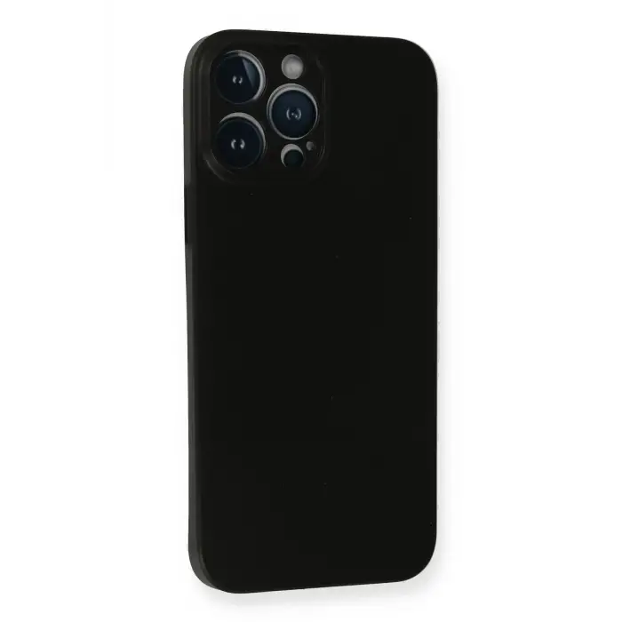 Newface iPhone 14 Pro Kılıf PP Ultra İnce Kapak - Siyah