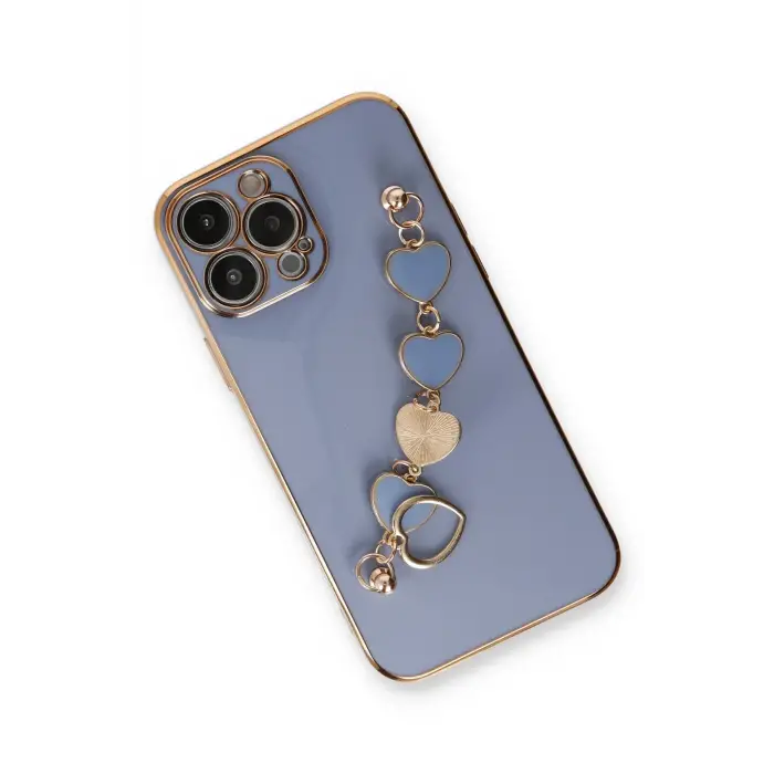 Newface iPhone 14 Pro Max Kılıf Esila Silikon - Gri