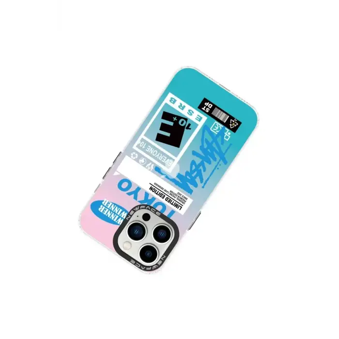 Newface Apple iPhone 14 Pro Max Kılıf Estoril Desenli Kapak - Estoril - 1