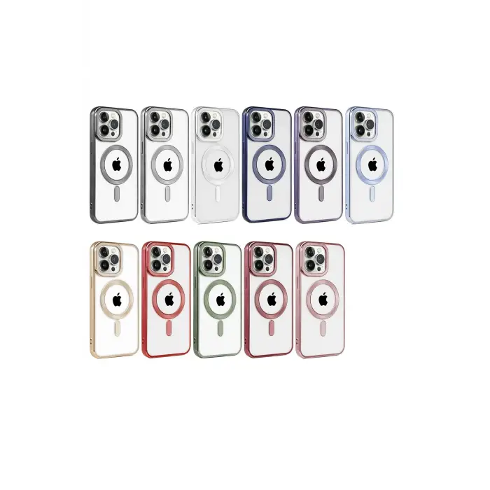 Newface iPhone 14 Pro Max Kılıf Kronos Magsafe Kapak - Rose Gold