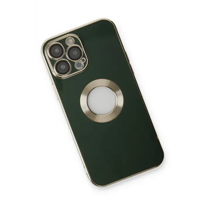 Newface Apple iPhone 14 Pro Max Kılıf Store Silikon - Yeşil