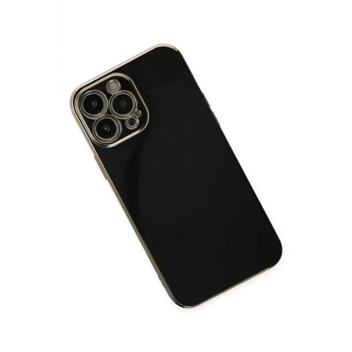 Newface Apple iPhone 14 Pro Max Kılıf Volet Silikon - Siyah