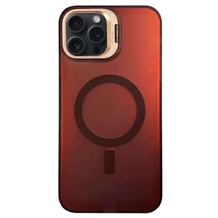 Newface iPhone 14 Pro Max Primera Magsafe Standlı Kapak - Bordo