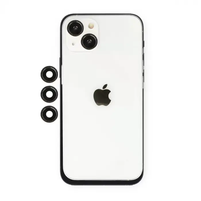 Newface Apple iPhone 14 Shine Kamera Lens - Siyah