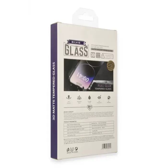 Newface Apple iPhone 15 Bilvis 3D Mat Cam Ekran Koruyucu