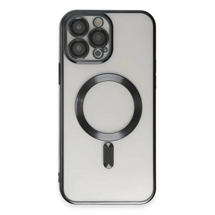 Newface iPhone 15 Pro Kılıf Kross Magneticsafe Kapak - Siyah