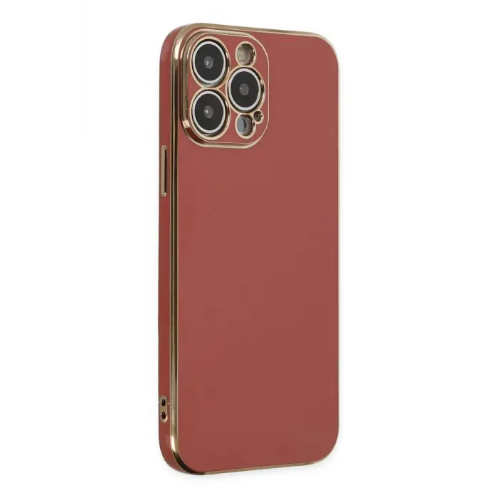 Newface iPhone 15 Pro Max Kılıf Volet Silikon - Kırmızı