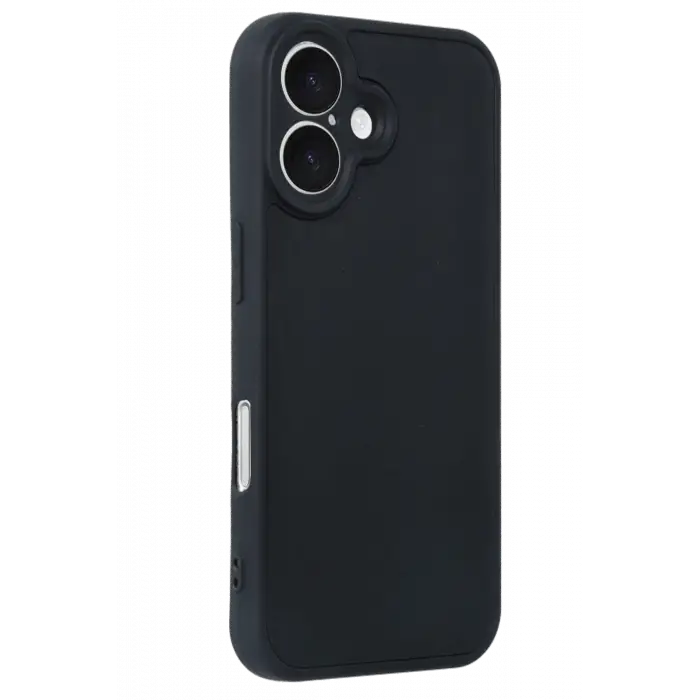 Newface iPhone 16 Kılıf Aras Deri Kapak - Siyah